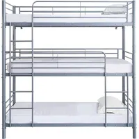 Habitat et Jardin Etagenbett Havin 90 x 190 cm Metall grau