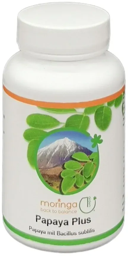 Papaya Kapseln mit Bacillus subtilis (100 Stück) - MoringaGarden