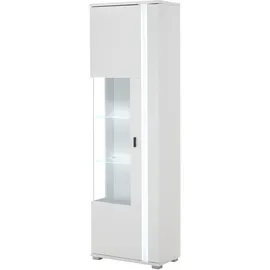 Home Affaire Vitrine LONG ISLAND 55 x 35 x 200 cm Weiß