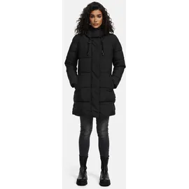 Marikoo Winterjacke "Kaituu XVI", Damen, Gr. L, schwarz, Obermaterial: 100% Polyester; Innenseite: 100% Polyester; Futter: 100% Polyester; Wattierung: 100% Polyester, Jacken Winterjacke, mit großer Kapuze, Topseller