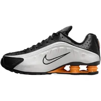 Nike Shox R4 Sneaker, Black Vast Grey Bright Mandarin,