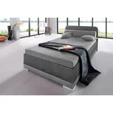 MAINTAL Polsterbett MAINTAL Betten Gr. Microvelours Ohne Bettkasten, Liegefläche B/L: 120cm x 200cm H: 91cm, kein Härtegrad, ohne Matratze, grau (steinfarben, dunkelgrau) Bett Polsterbett in verschiedenen Ausführungen