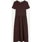 Marc O'Polo Jerseykleid Freizeitkleid Braun L