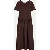 Marc O'Polo Jerseykleid Freizeitkleid Braun L
