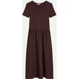 Marc O'Polo Jerseykleid Freizeitkleid Braun L