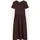 Marc O'Polo Jerseykleid Freizeitkleid Braun L