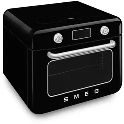 SMEG COF01BLEU schwarz Kombi-Tisch-Dampfbackofen