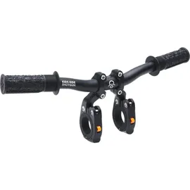 Shotgun Kids Ride Shotgun Pro 2.0 MTB Front Kindersitz/Lenker Combo Set, schwarz
