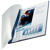 Leitz Buchbindemappe impressBIND A4 Softcover, 3.5mm, blau/transparent, 10er-Pack 73980035