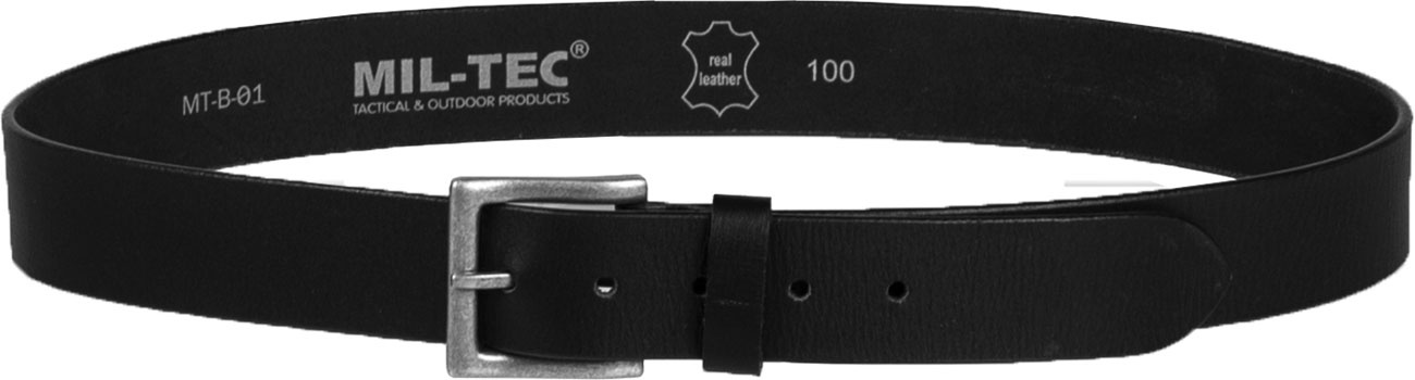 Mil-Tec Nappa, ceinture - Noir - 130 cm