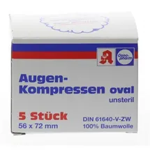 RICHARD A. L. WITT GMBH Augenkompressen 5,6 x 7,2 cm 5 St.