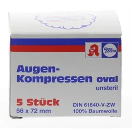 RICHARD A. L. WITT GMBH Augenkompressen 5,6 x 7,2 cm 5 St.