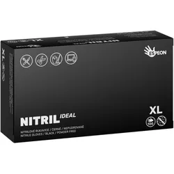 Espeon Nitril Ideal Black Handschuhe aus Nitril puderfrei Größe XL 100 St.