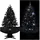 vidaXL Schneiender Weihnachtsbaum Schwarz 140 cm