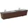 vidaXL Balkon 80 x 17 x 17 cm Braun