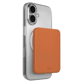 PURO Ultradünne MagSafe USB-C-kompatible Powerbank – Orange