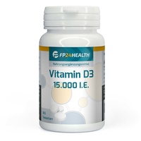 FP24 Health Vitamin D3 15.000 IE - 365 Tabletten - Hochdosiertes Vitamin D- MHD!