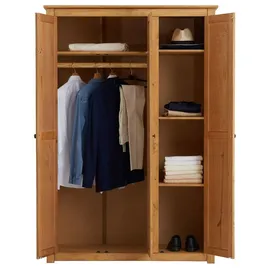 CARO-Möbel Kleiderschrank Cancun 118 x 175 x 0 cm Braun