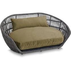 Laboni Hundesofa PRADO OXFORD Olive Grün