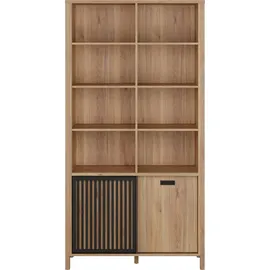 Forte Mehrzweckregal "Jytana Jugendzimmer", braun (mauvella eiche), B:103,4cm H:200,3cm T:40,3cm, Holzwerkstoff, Regale, Mehrzweckregal, B/H/T 103,4/200,3/40,3 cm