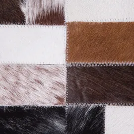 Beliani Teppich CESME Bunt 160 x 230 cm Patchwork