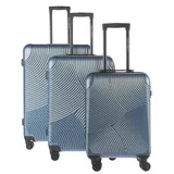 Hti-Living Koffer-Set 3-tlg. blau