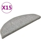 vidaXL Stufenmatte 56 x 17 cm Grau