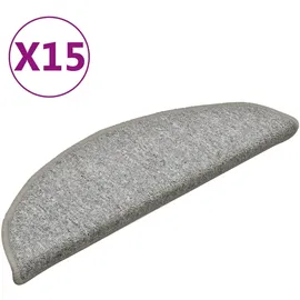 vidaXL Stufenmatte 56 x 17 cm Grau