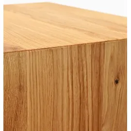 holz4home Sitzbank Eiche 80 x 45 x 40 cm