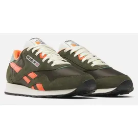 Reebok Classic Nylon Hunter Green/Pump Orange/Vintage Chalk 44