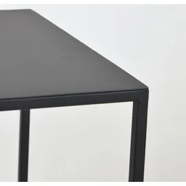 Loft42 Aron Beistelltisch quadratisch - schwarzes Metall - 38x38x40