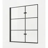 Badplaats Badewanne Berkan 2 Teile cm Schwarz - 110 x 140 cm