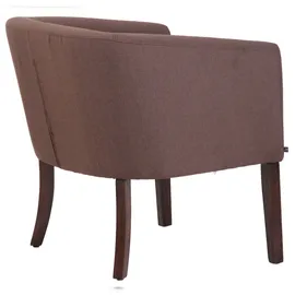 CLP Sessel Nemea Stoff braun/antik