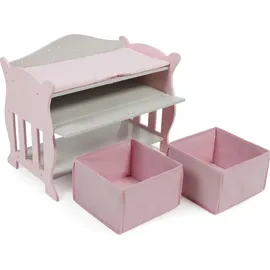 Bayer Chic 2000 506 91-Wickeltisch mit 3 Staufächern Puntos grey