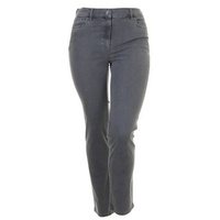 Zerres 5-Pocket-Jeans grau regular (1-tlg) grau 22