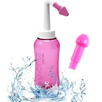 QIYILE Nasenspülflasche Nasenspülset 300ml Neti-Topf Nasen-Spülung Tragbares Nasendusche Nasenwaschreiniger für Erwachsene und Kinder