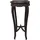 Casa Padrino Barock XL Beistelltisch mit Marmorplatte Rund Braun/Schwarz 91 x 41 cm Antik Stil