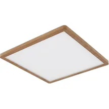 GLOBO Deckenpanel Deckenlampe Deckenleuchte LED Panel Badezimmerlampe Badleuchte, IP44 Backlight Memoryfunktion 3 Stufen, Holzoptik opal, 24W 2300Lm