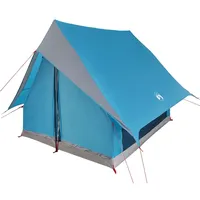 VidaXL Camping-Zelt A-Frame 3-Personen Blau Wasserfest