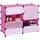 MCW Schuhschrank MCW-B66, Schuhablage Schrank Steckregal Aufbewahrung, 8 Fächer 73x92x36cm ~ rosa