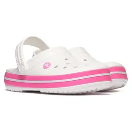 Crocs Toddler Crocband Clog White/Pink Crush 28,5