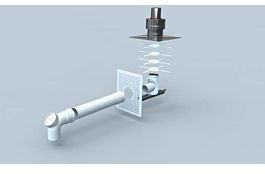 Bertrams Polyline EW Standardbausatz 4 40STBF80-4 DN 80, Schachtmontage, mit Verbindungsstück