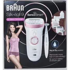 Braun Silk-épil 9 SkinSpa SensoSmart 9/890 weiß/rosegold