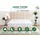 Dreamstar Duo Matratzentopper H2/H3 100 x 200 cm weiß
