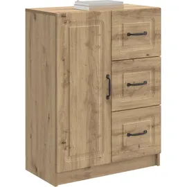 vidaXL Sideboard 66 x 87 x 34,5 cm Beige / Braun
