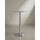 KADIMA DESIGN Bartisch 60 x 105 x 60 cm Silber