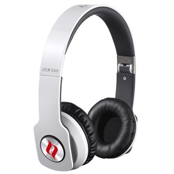 Poppstar Noontec Kopfhörer Zoro On-Ear-Kopfhörer (kabelgebunden, Kopfhörer Zoro HD MF3120(S) mit Flachkabel) weiß