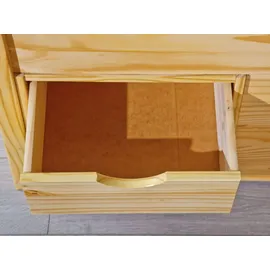 Interlink Inter Link Bett mit Stauraum Till inkl. Nachtkommode und Lattenrost 180x200 - Braun