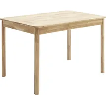 MCA living Esstisch Oskar TOPSELLER!«, (Esstisch, Küchentisch),... Massivholztisch, wahlweise in Kernbuche oder Wildeiche, massiv rechteckig, 80x76x120 cm, - 2 Jahre Gewährleistung - mind. 14 Tage Rückgaberecht - Braun