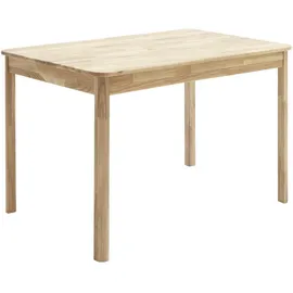 MCA living Esstisch Oskar TOPSELLER!«, (Esstisch, Küchentisch),... Massivholztisch, wahlweise in Kernbuche oder Wildeiche, massiv rechteckig, 80x76x120 cm, - 2 Jahre Gewährleistung - mind. 14 Tage Rückgaberecht - Braun